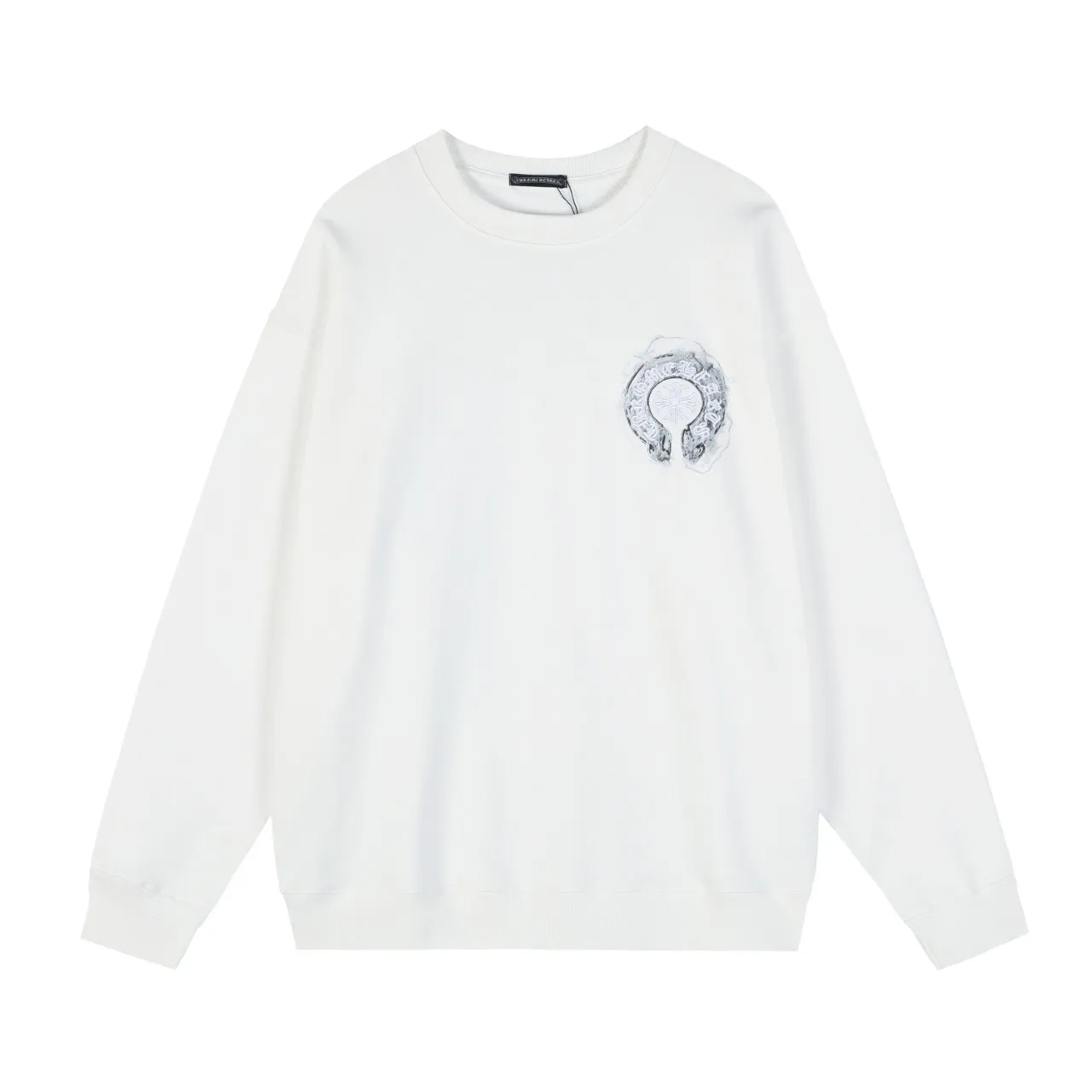 P270 Chrome Hearts American printed cross sweatshirt with Chrome Hearts Size: SMLXL Color: Black White